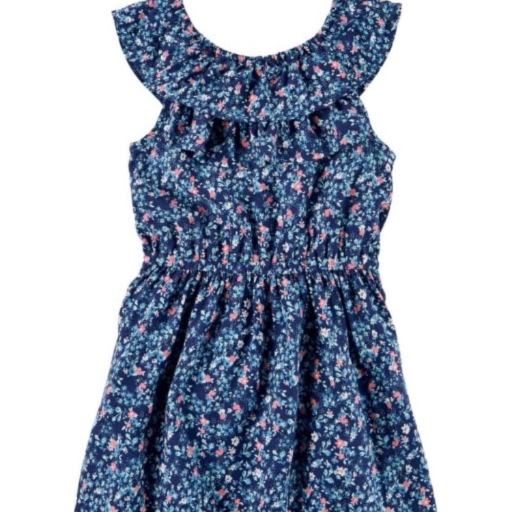 🚫SOLD🚫Carter’s Floral Ruffle Dress - Picture 2 of 4
